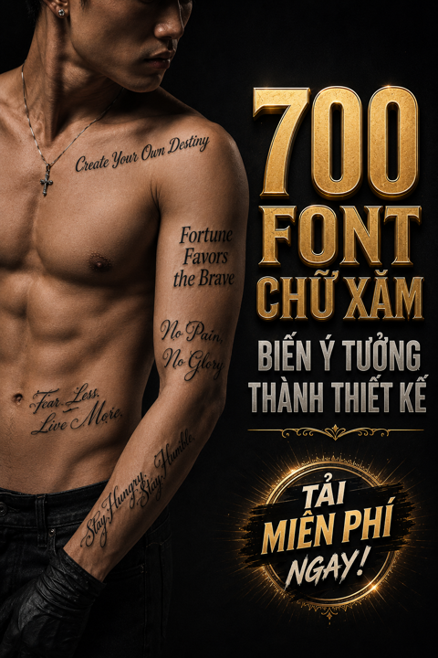 Quà tặng 2 — 700 font chữ đẹp